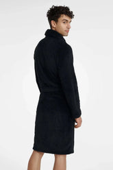 Henderson black men's bathrobe  Adomoo